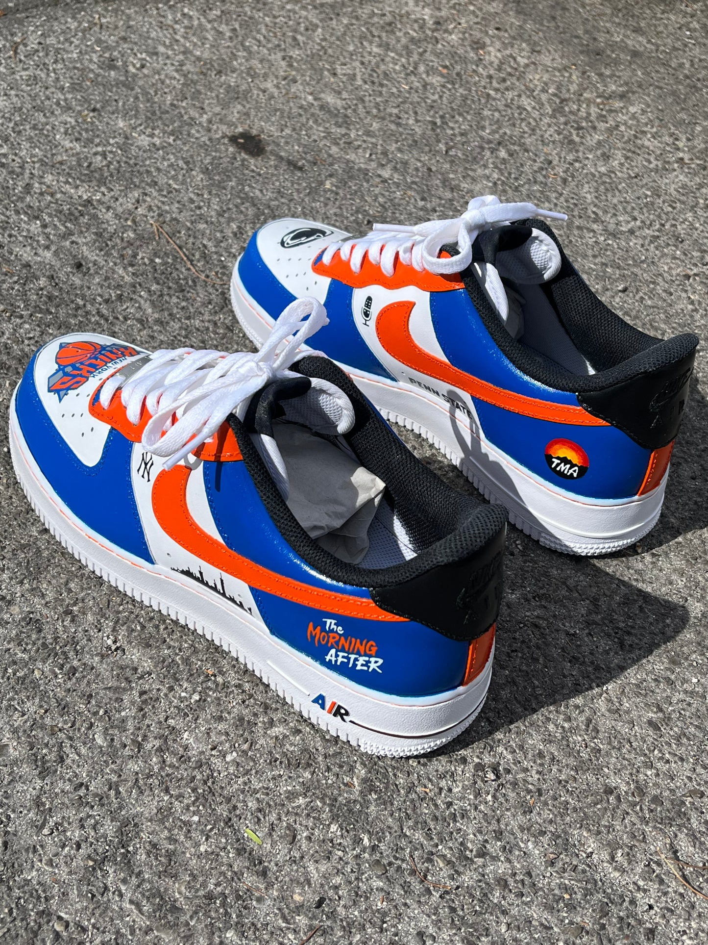 Custom Nike Air Force 1 “ THE MORNING AFTER PODCAST “  ( NFS )