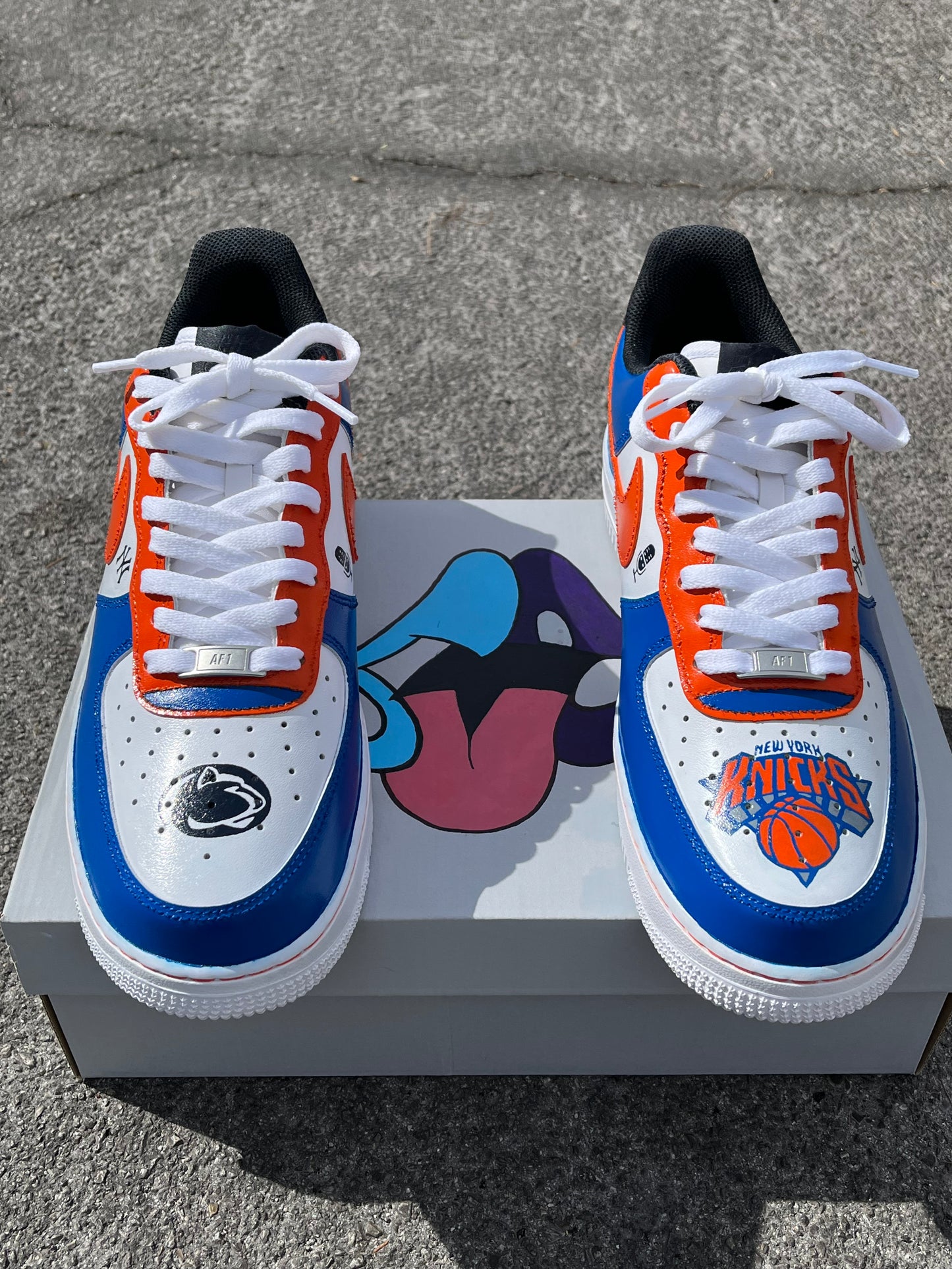 Custom Nike Air Force 1 “ THE MORNING AFTER PODCAST “  ( NFS )