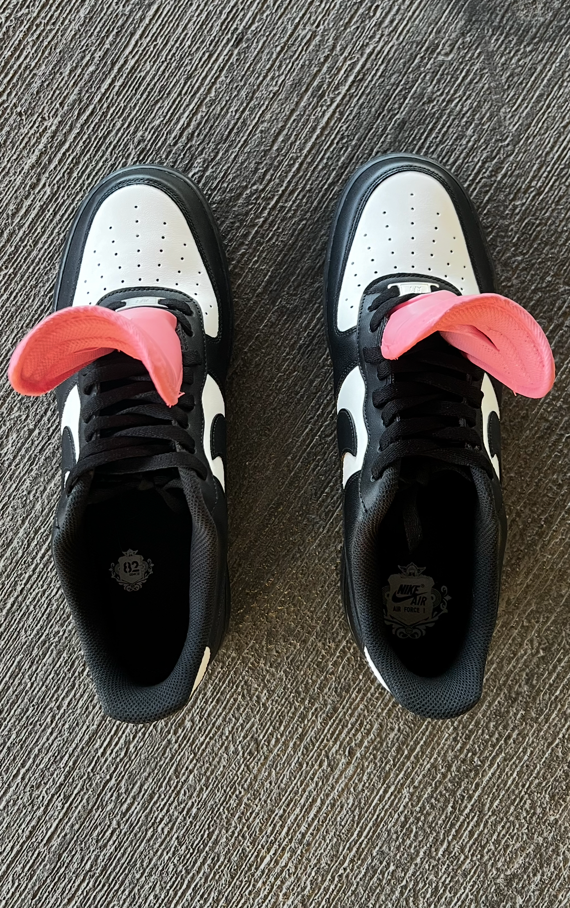 Custom Nike Air Force 1 “ TONGUE TWISTERS “