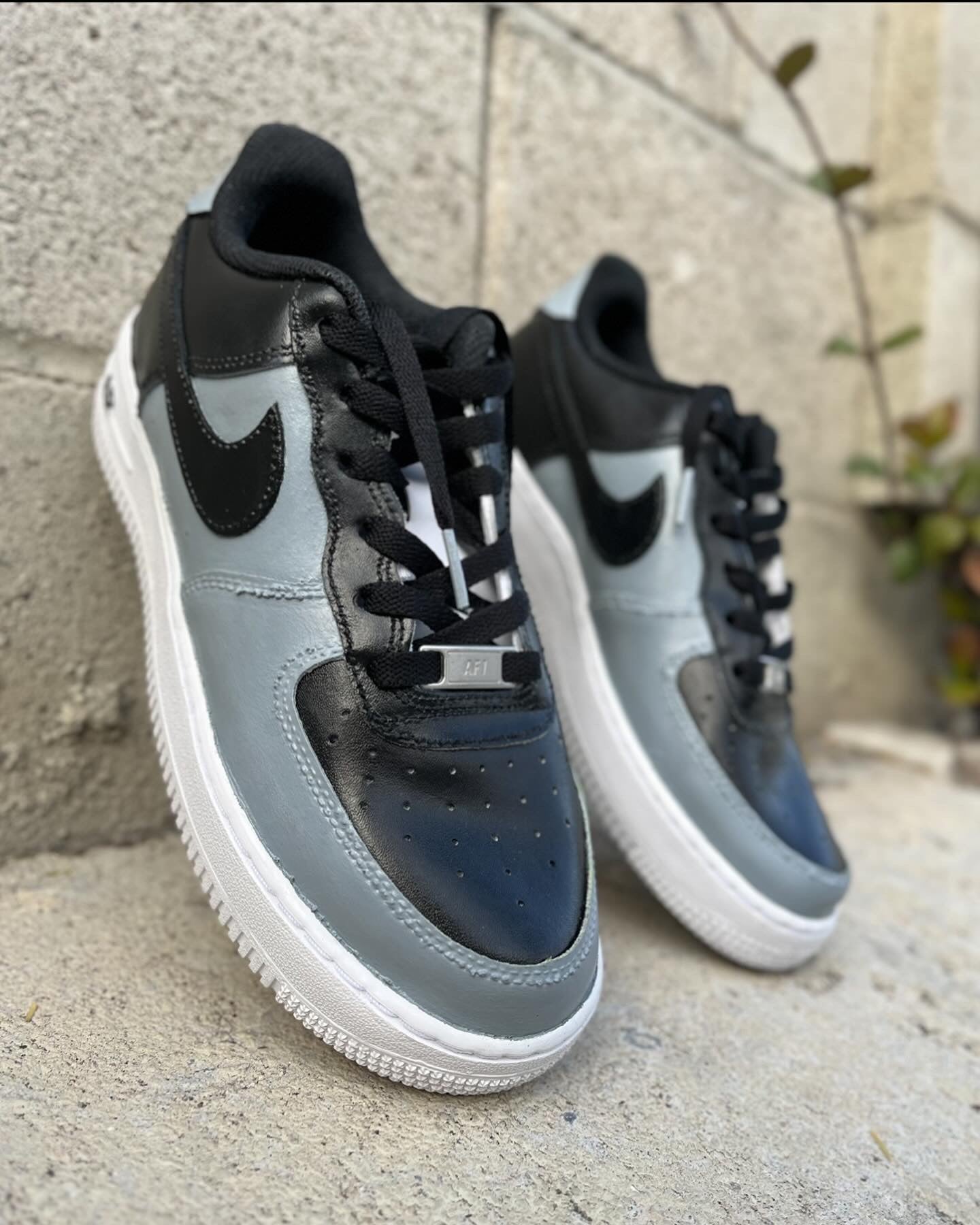 Custom Nike Air Force 1 “ GREY OUTS “