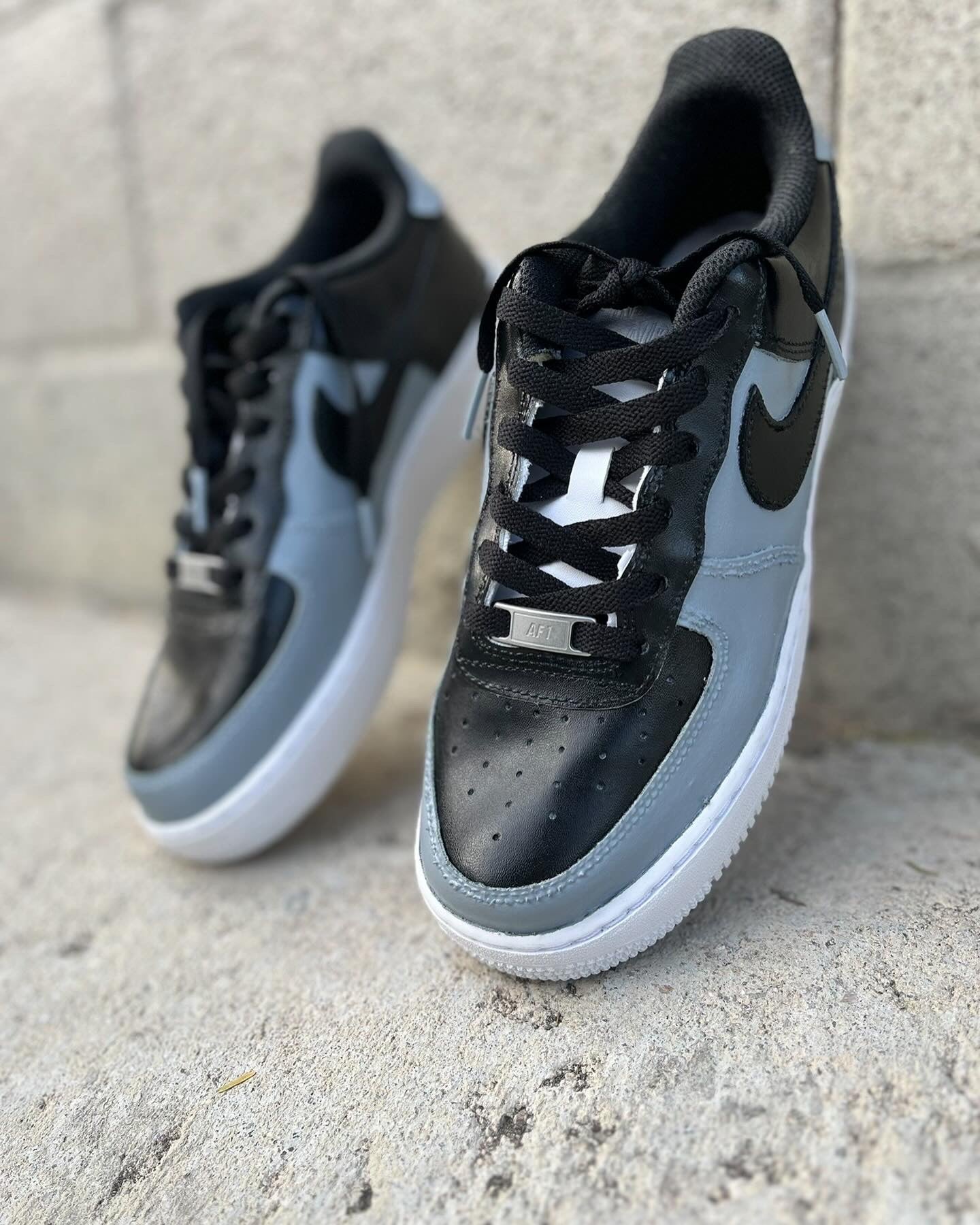 Custom Nike Air Force 1 “ GREY OUTS “