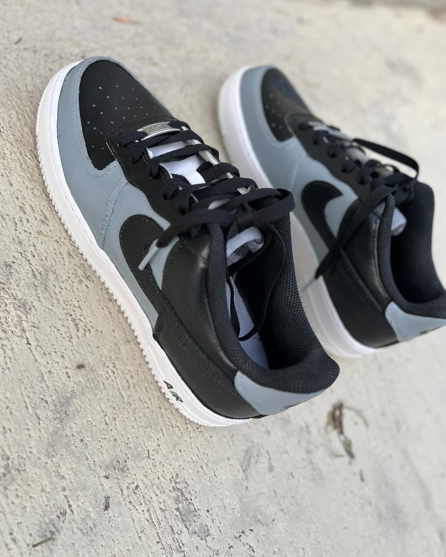 Custom Nike Air Force 1 “ GREY OUTS “